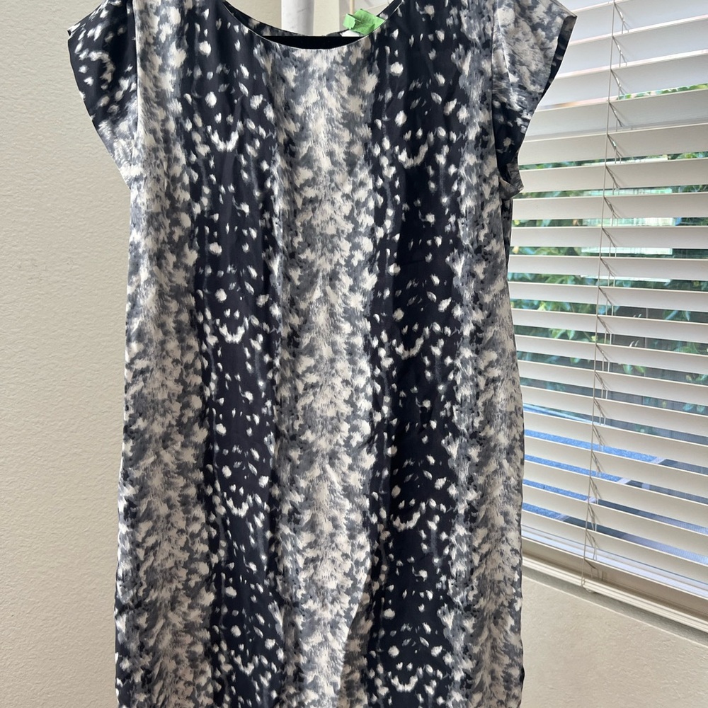 Joie Monochrome Abstract Dress